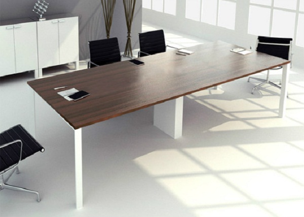简易板式大小型会议桌椅 简约现代长条桌 WBHYZ044