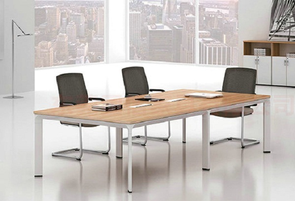 钢木结构会议桌 现代简约会议桌椅 WBHYZ022