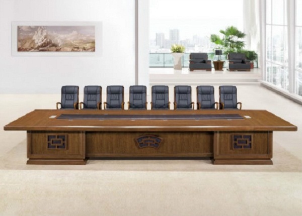简约现代实木会议桌 时尚大型办公会议桌 26坐会议桌 大型26人会议桌 SHYZ003